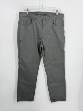 DULUTH Men's DuluthFlex Fire Hose Standard Fit 5-Pocket gray Pants Sz 34x29.5